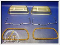 Ventildeckelsatz Typ1 34-50PS Alu poliert inkl. Spangen