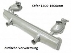 Auspufftopf Typ1 Käfer Stahl serie 1300-1600