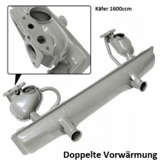 Auspufftopf Typ1 Käfer Stahl serie 1600 DV